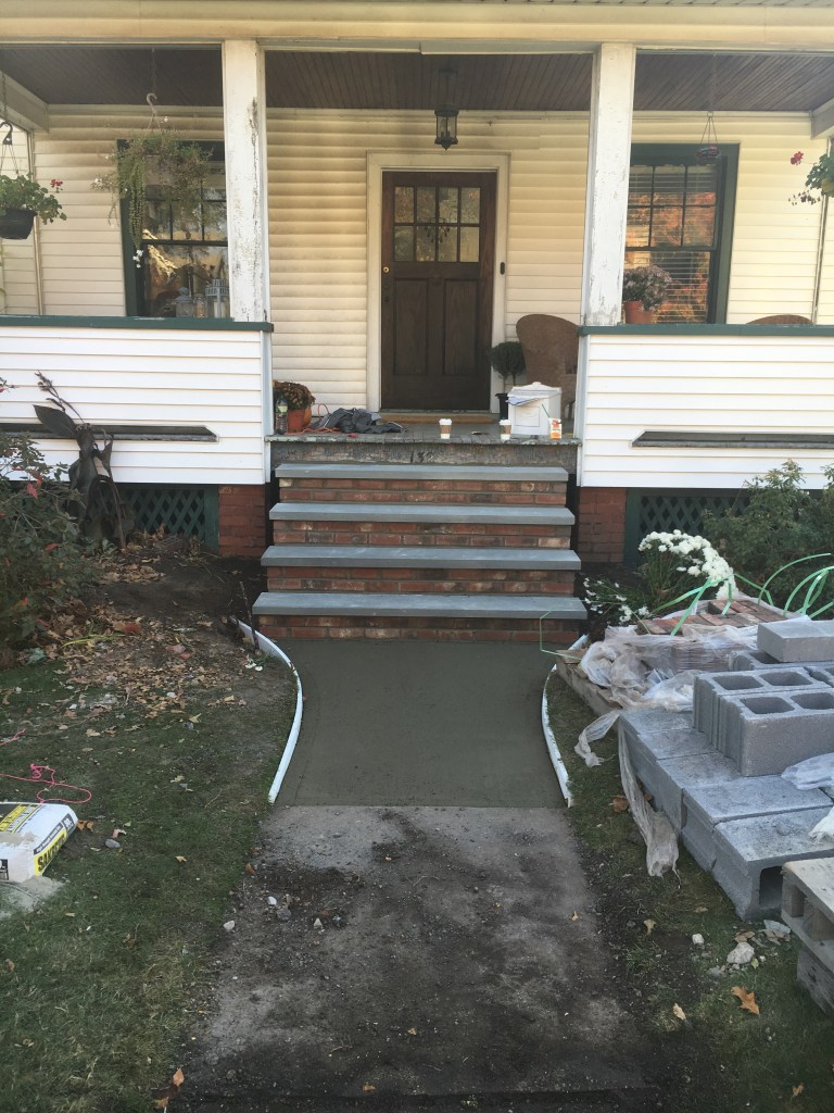 Beautiful brand new front steps