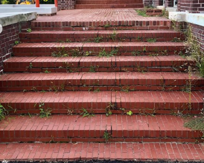 old steps in need of repair