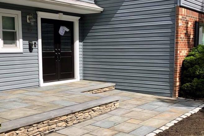 Brand new bluestone patio